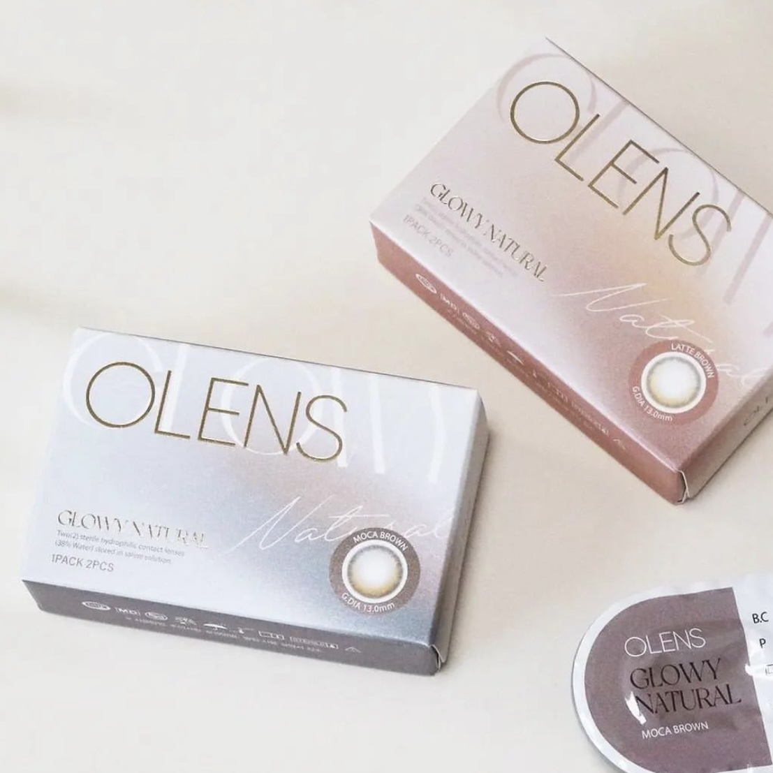 「1+2 ｣  OLENS Glowy Natural 1month/ 2p