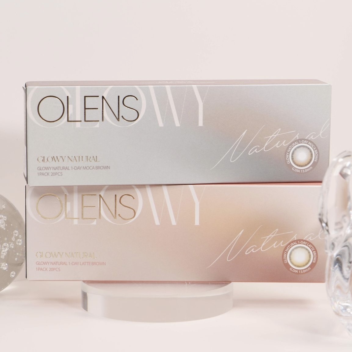 2+1 [ OLENS ] Glowy Natural 1-day /20p