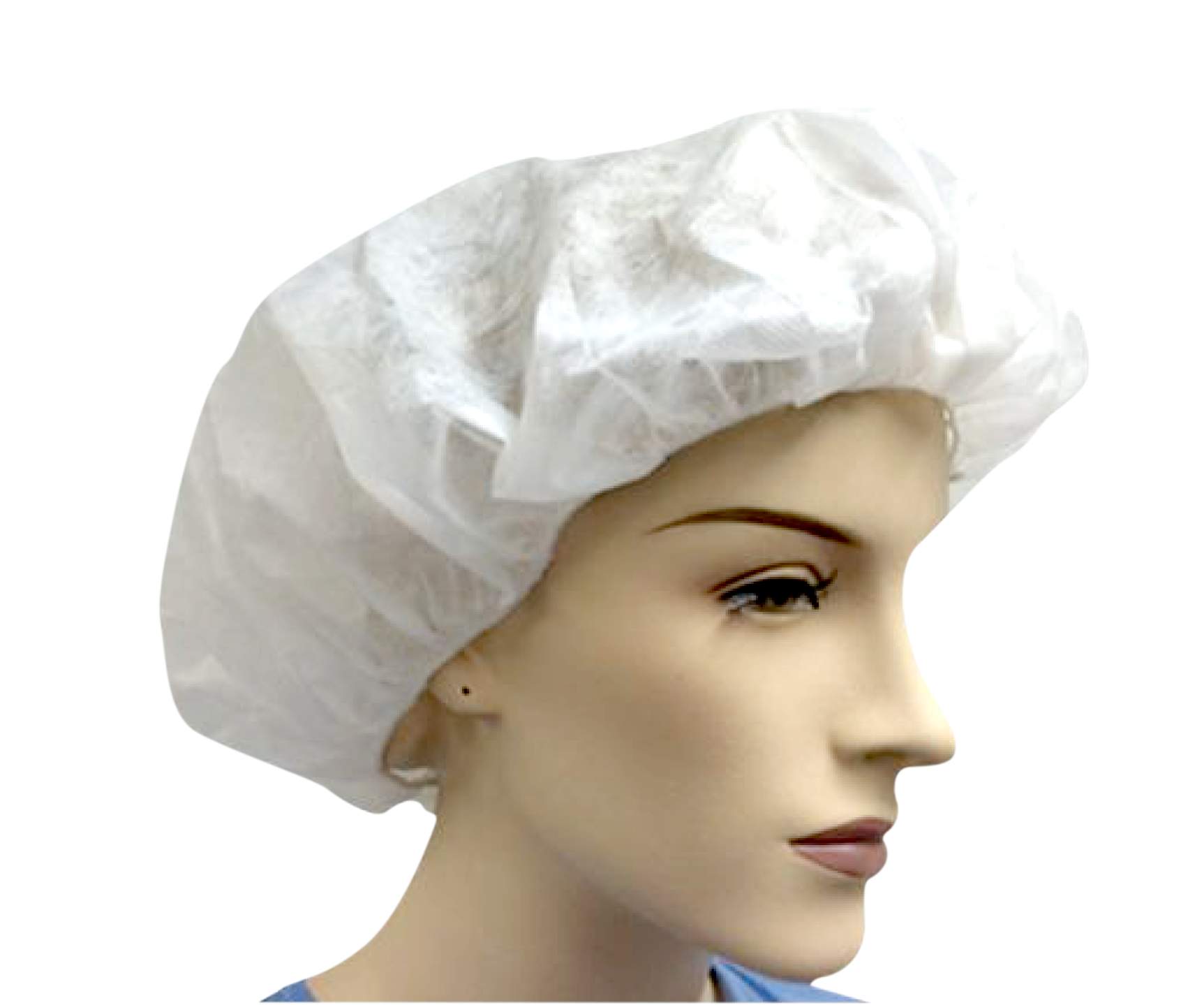 Disposable Bouffant Cap (White)