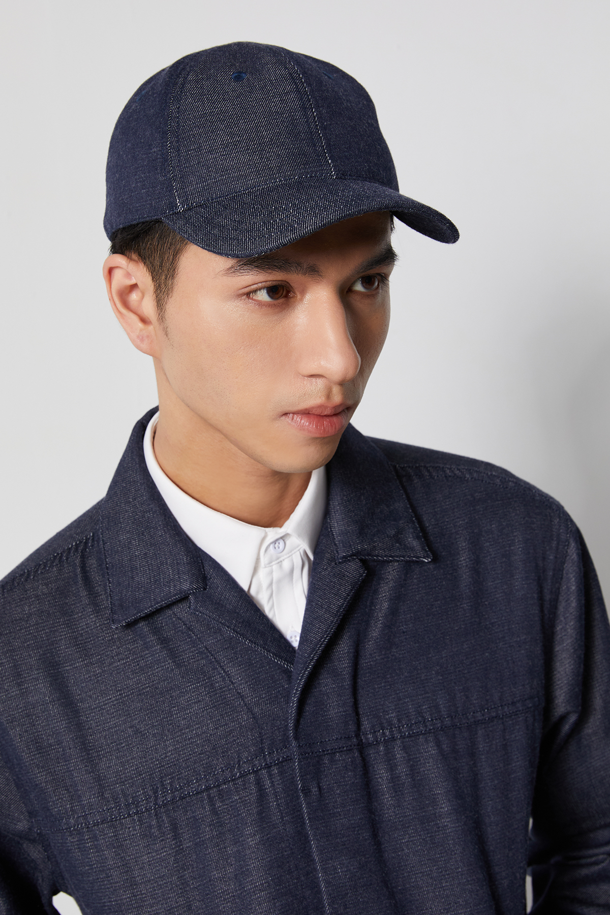 DENIM 棒球帽 UNISEX（藏藍）