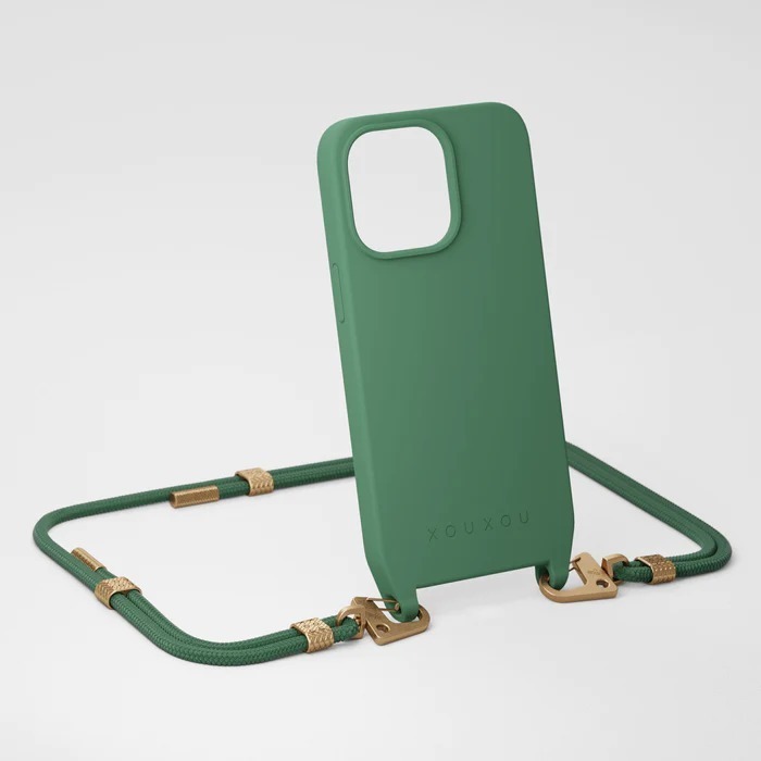 【 XOU XOU | 編織掛繩背帶 6mm - 鼠尾草綠Sage 】