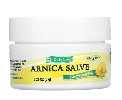 De La Cruz, 山金車膏，適合乾裂皮膚，0.21盎司（6克）