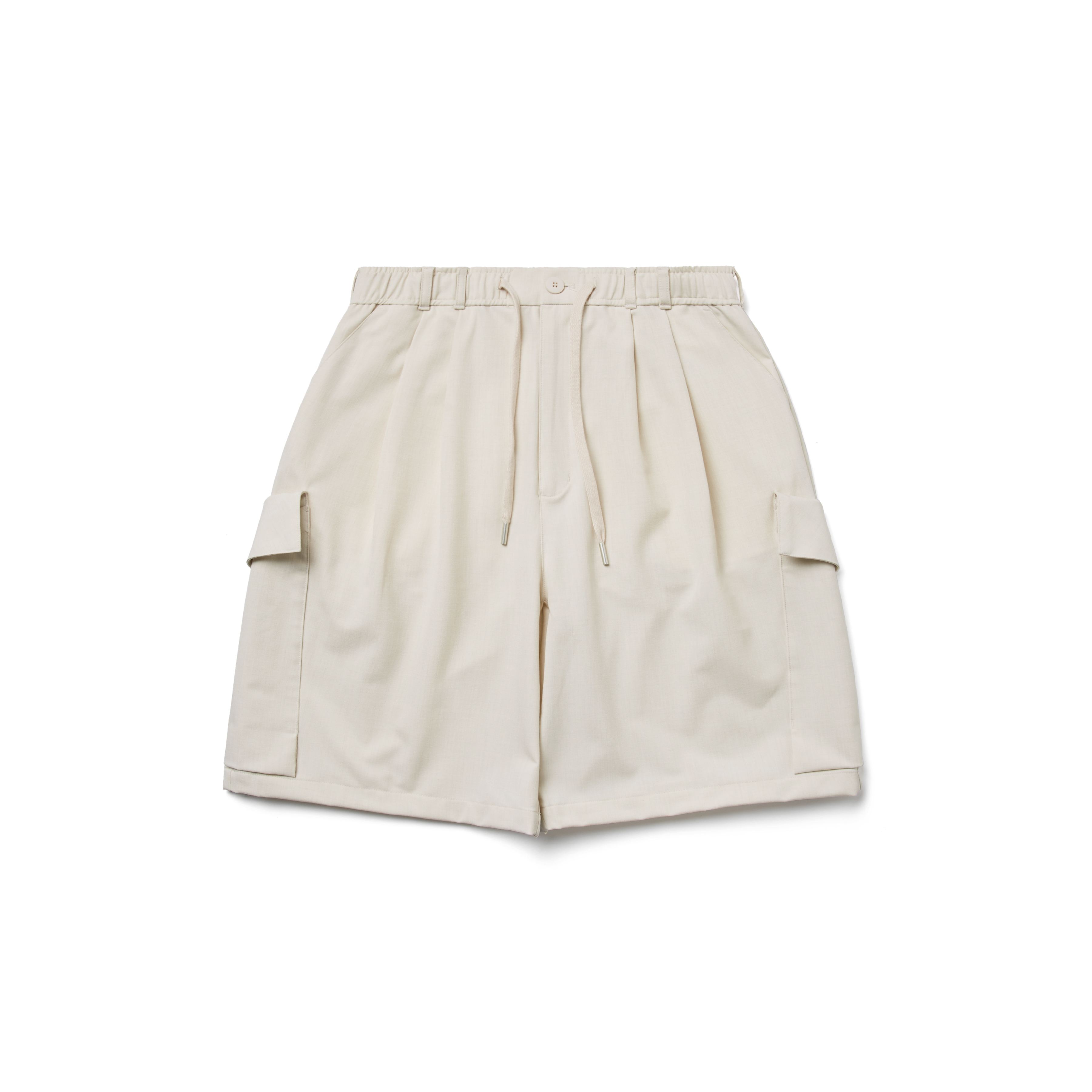 MELSIGN Pocket Baggy Shorts 口袋短褲米白| FLOMMARKET 官方網站