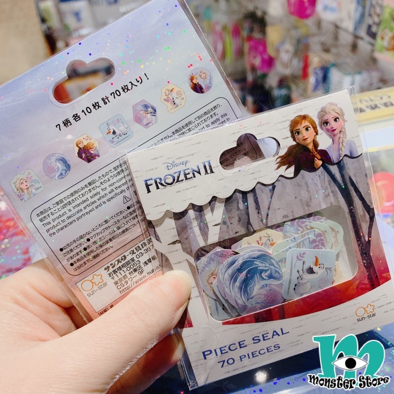 愛莎安娜小白散裝貼紙