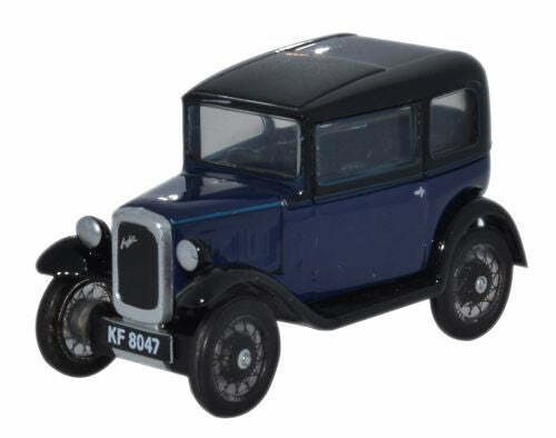 Oxford 76ASS002 Austin Seven RN Saloon Light Royal Blue - 1:76
