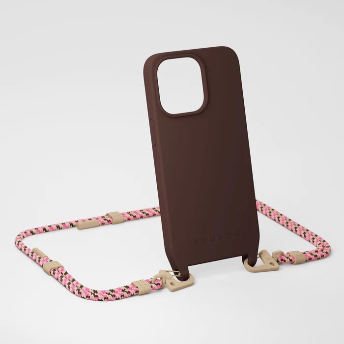 【 XOU XOU | 編織掛繩背帶 6mm - 沙色格紋Sand Camo 】