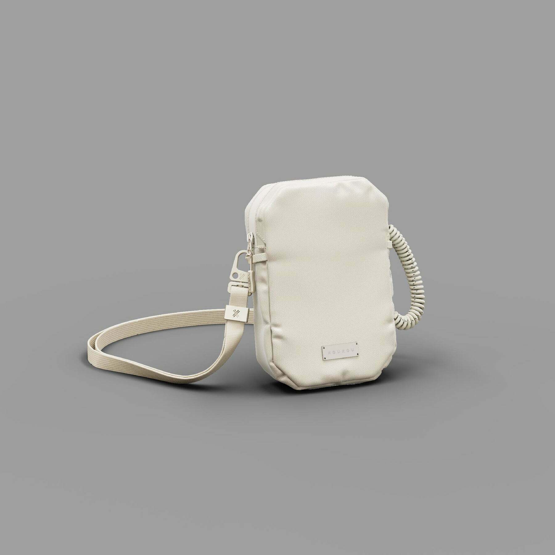 【 XOU XOU | 機能單肩包 Shoulder Bag - 白色Chalk 】