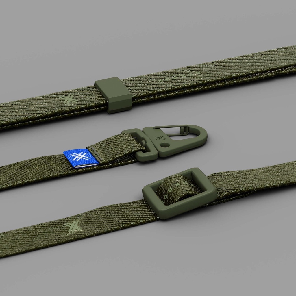 【 XOU XOU | 機能單肩包 Shoulder Bag - 軍綠Moss 】