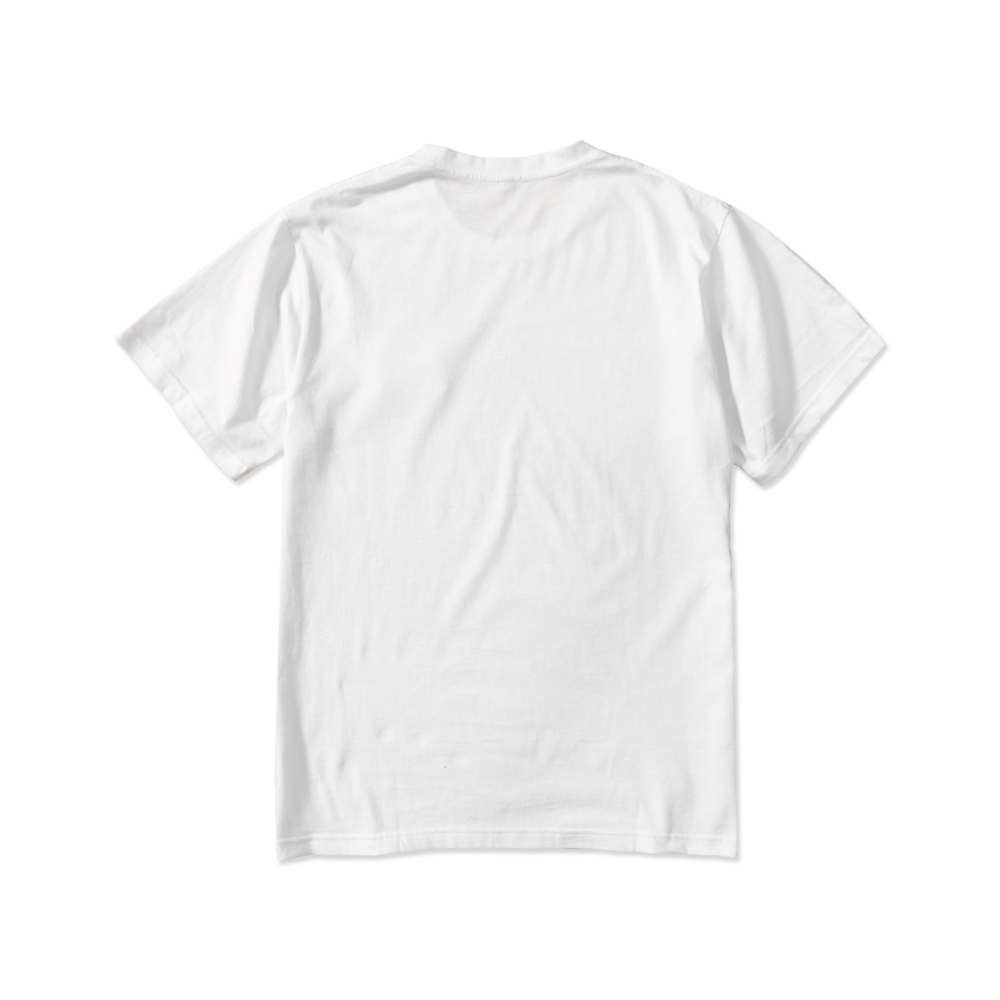 22-23 彩虹旗電繡短T|白