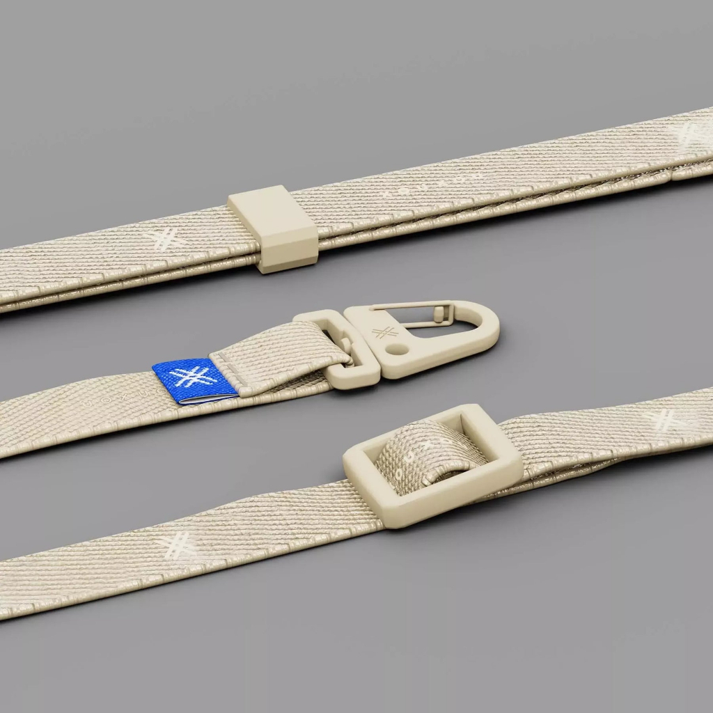 【 XOU XOU | 機能斜背包 Crossbody Bag - 白色Chalk 】