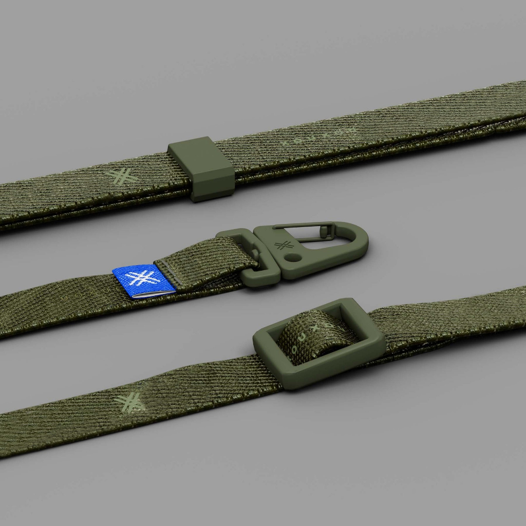 【 XOU XOU | 機能斜背包 Crossbody Bag - 軍綠Moss 】