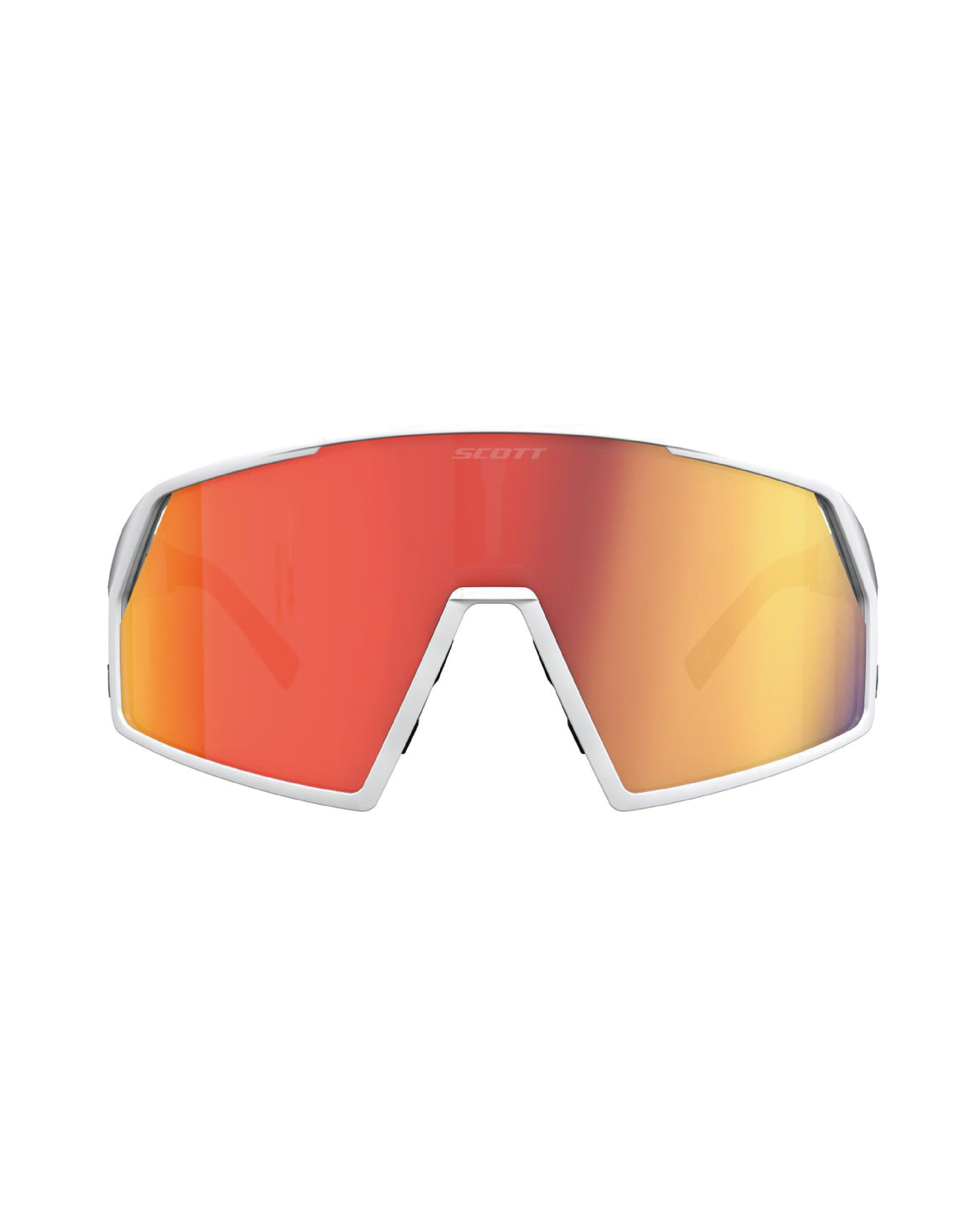 【Scott】PRO SHIELD SUNGLASSES 消光白鏡架 紅色鍍膜鏡片