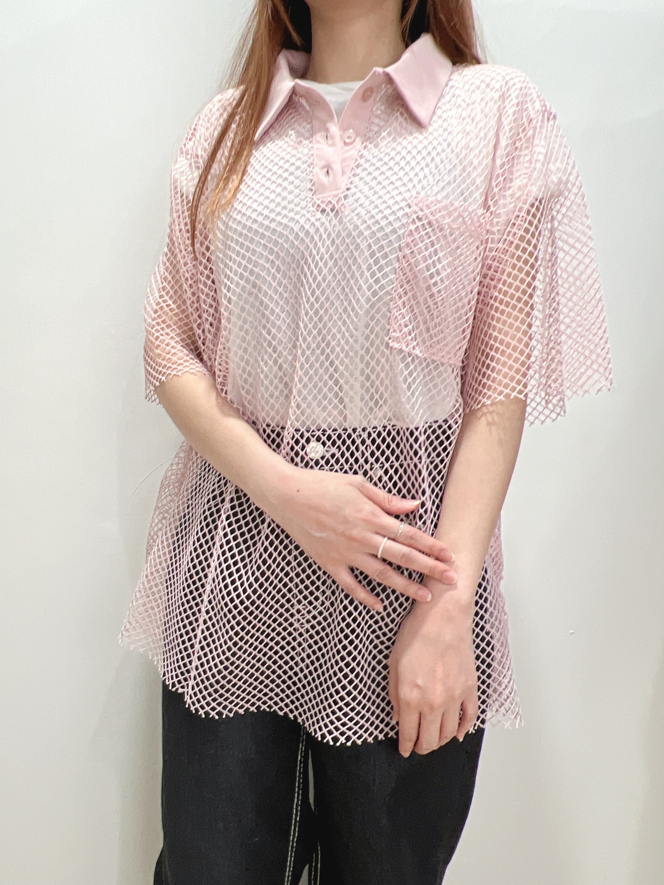 KRr 粉紅通花 TOP