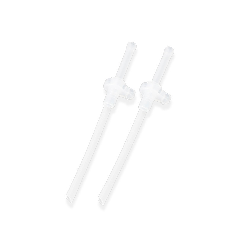 韓國 Edison Mama 矽膠吸管兩支裝-127mm