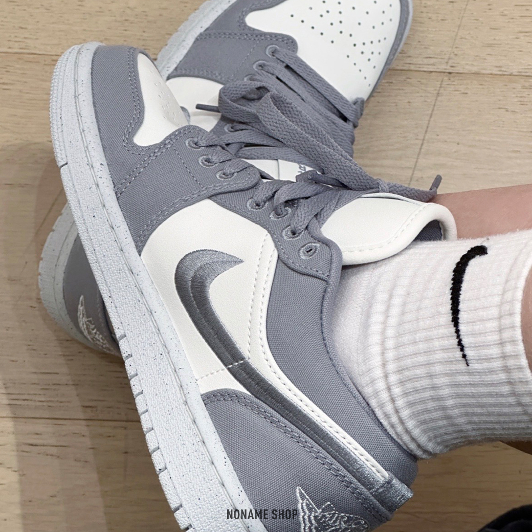 NIKE AIR JORDAN 1 LOW "LIGHT STEEL GREY" 灰白 (女款)
