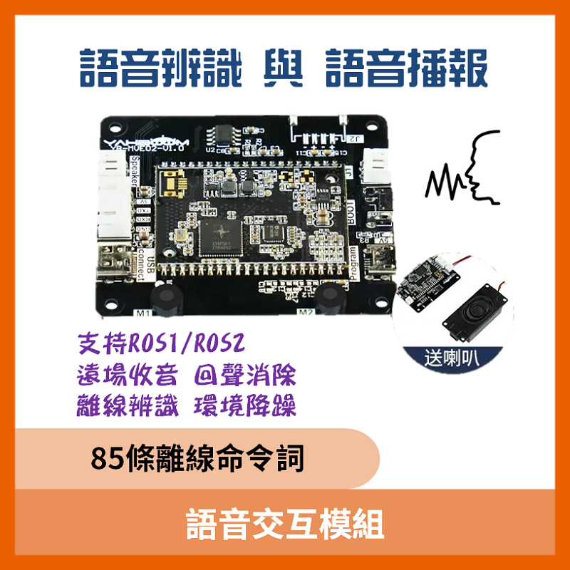 語音交互模組 (雙麥聲音離線合成)