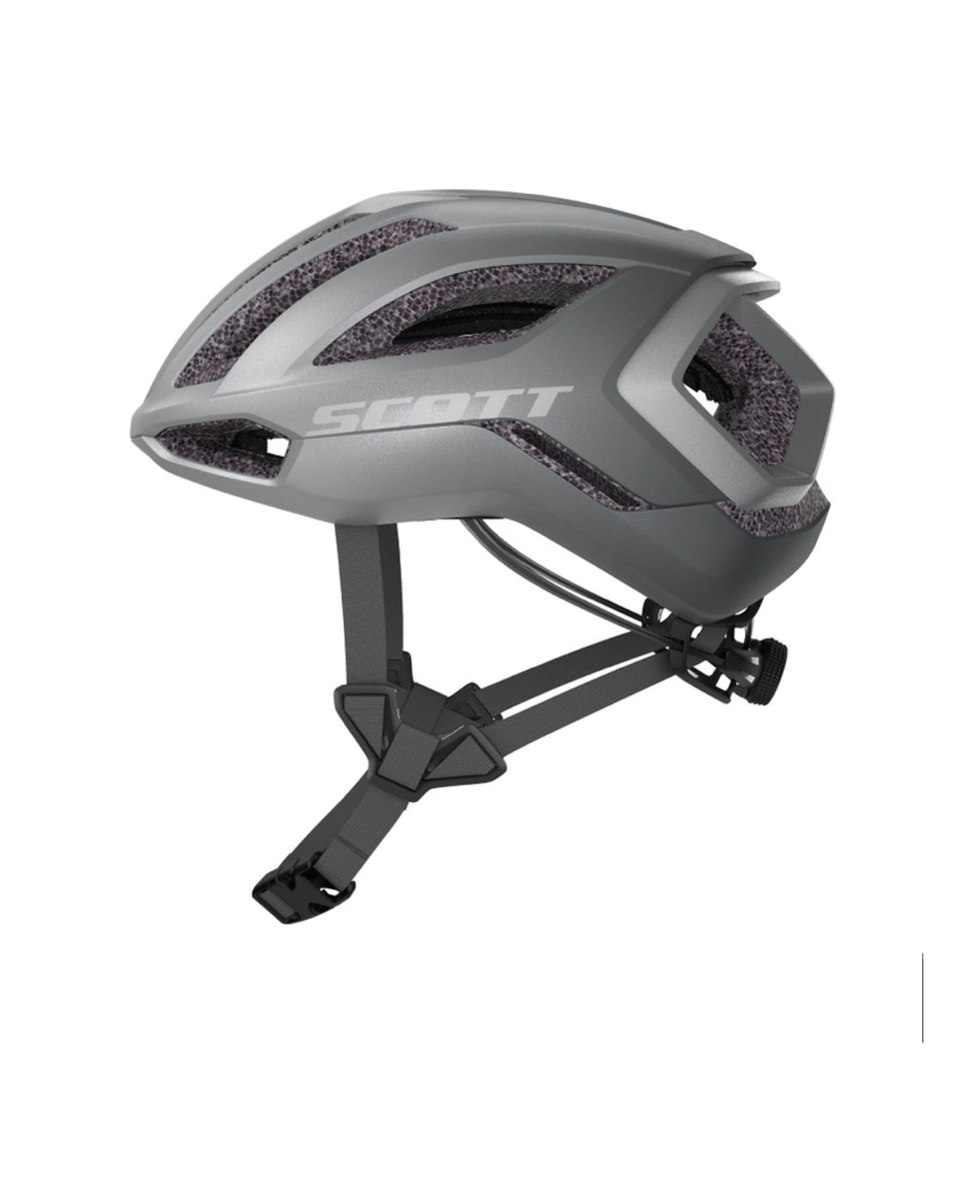 【Scott】Centric Plus Mips-air 超輕量自行車安全帽 / 暗銀 反光灰