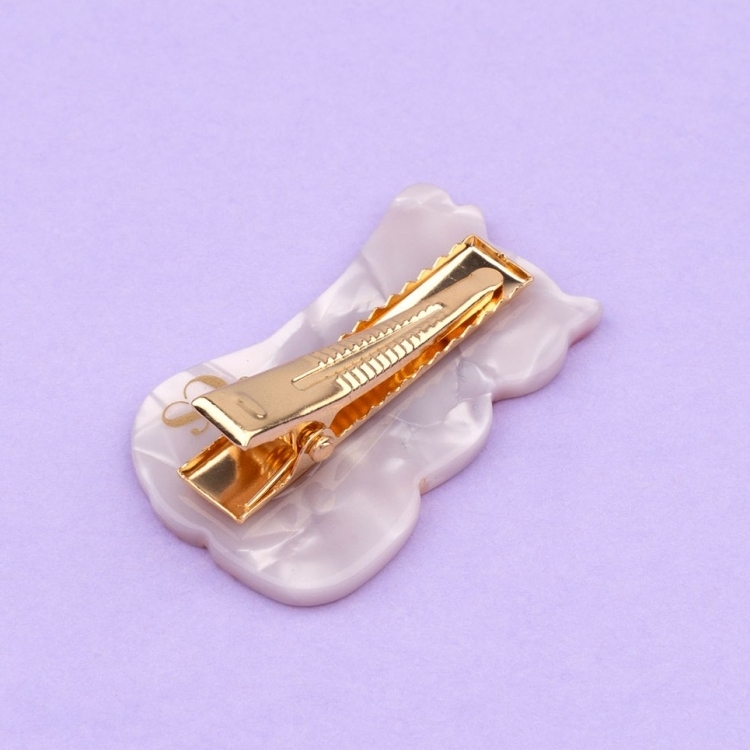 【獨家訂製】法國 Coucou Suzette 童趣造型按壓髮夾 招財貓