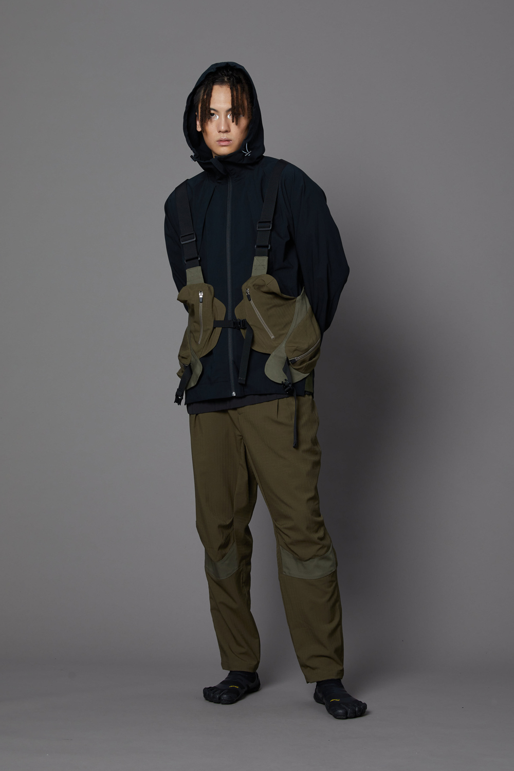 多口袋突變背心-MARINE