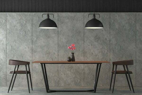 透過黑灰呈現出工業風源起的歷史文化底蘊，同時黑灰色調也能很好地襯托出空間中其他工業風擺設的質感與色澤，凸顯出工業風的與眾不同之處。