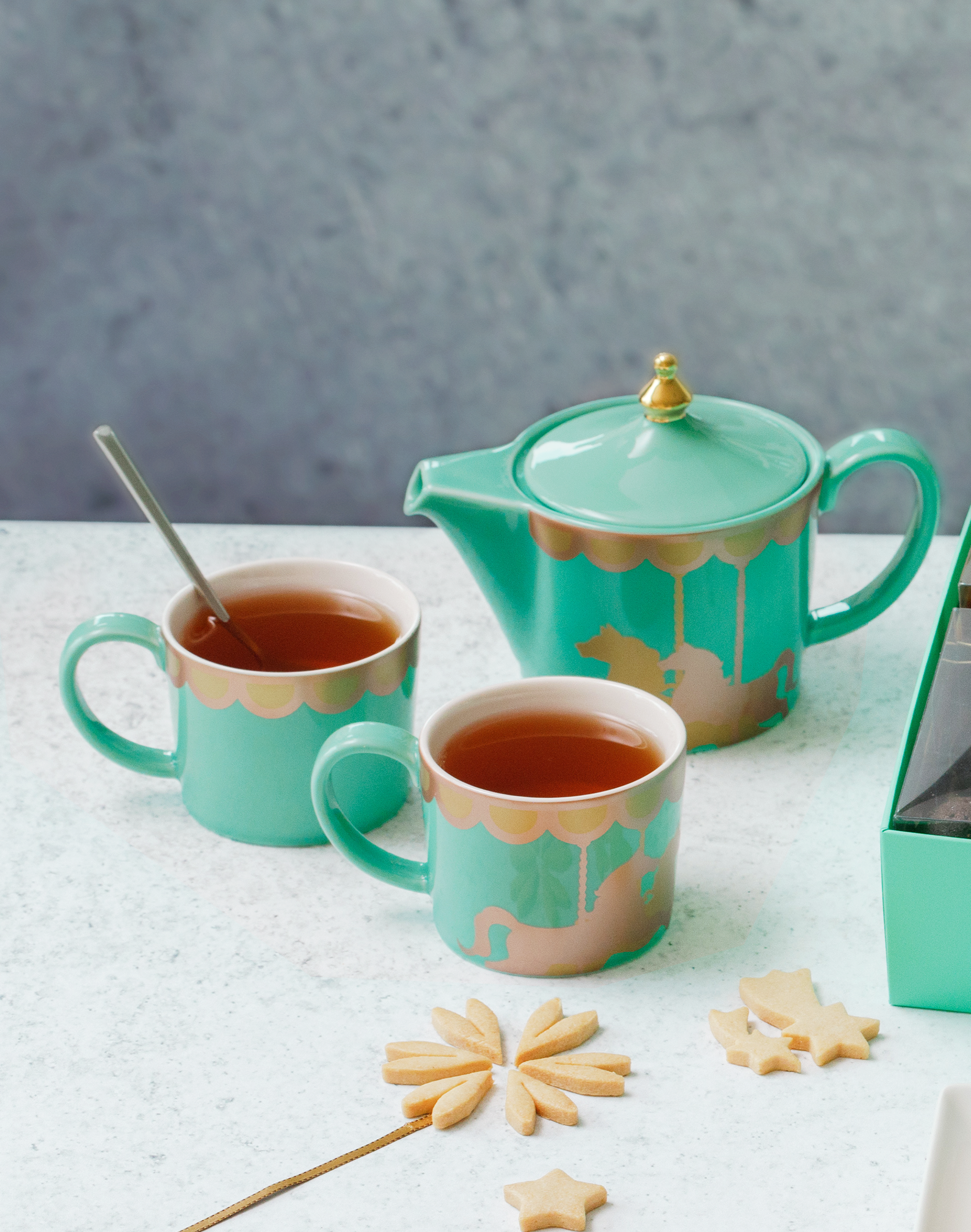 【𝑭𝒓𝒂𝒏𝒄𝒊𝒔選品】瓷林_奔騰年代茶具組