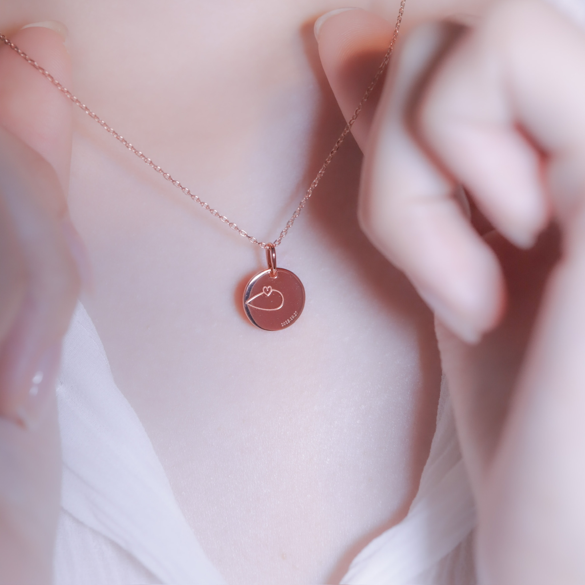 | 925純銀・白金・ 玫瑰金 | 無限的我們情侶項鍊 (可刻字) | NE0880 |