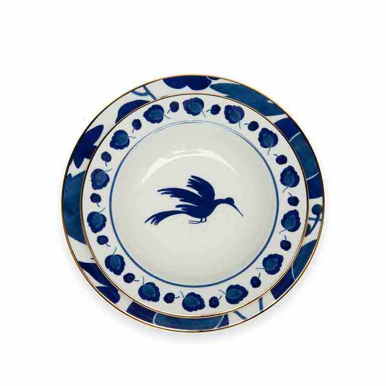 La Double J - WILDBIRD 餐盤+湯盤組