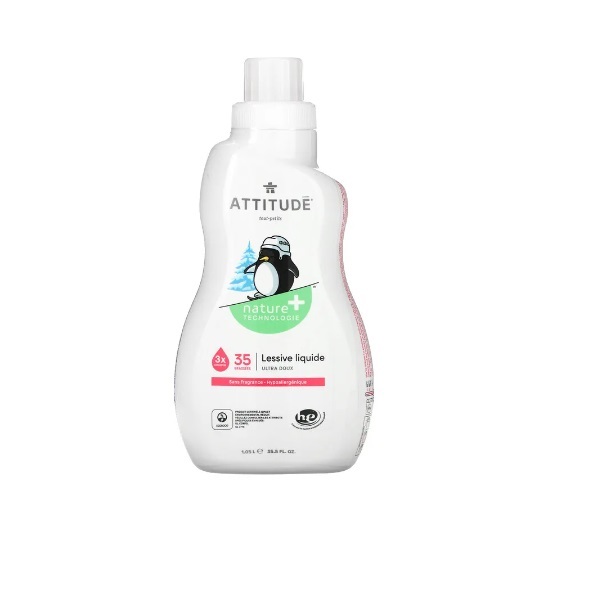 ATTITUDE, Little One，洗衣液，無香型，35.5 盎司