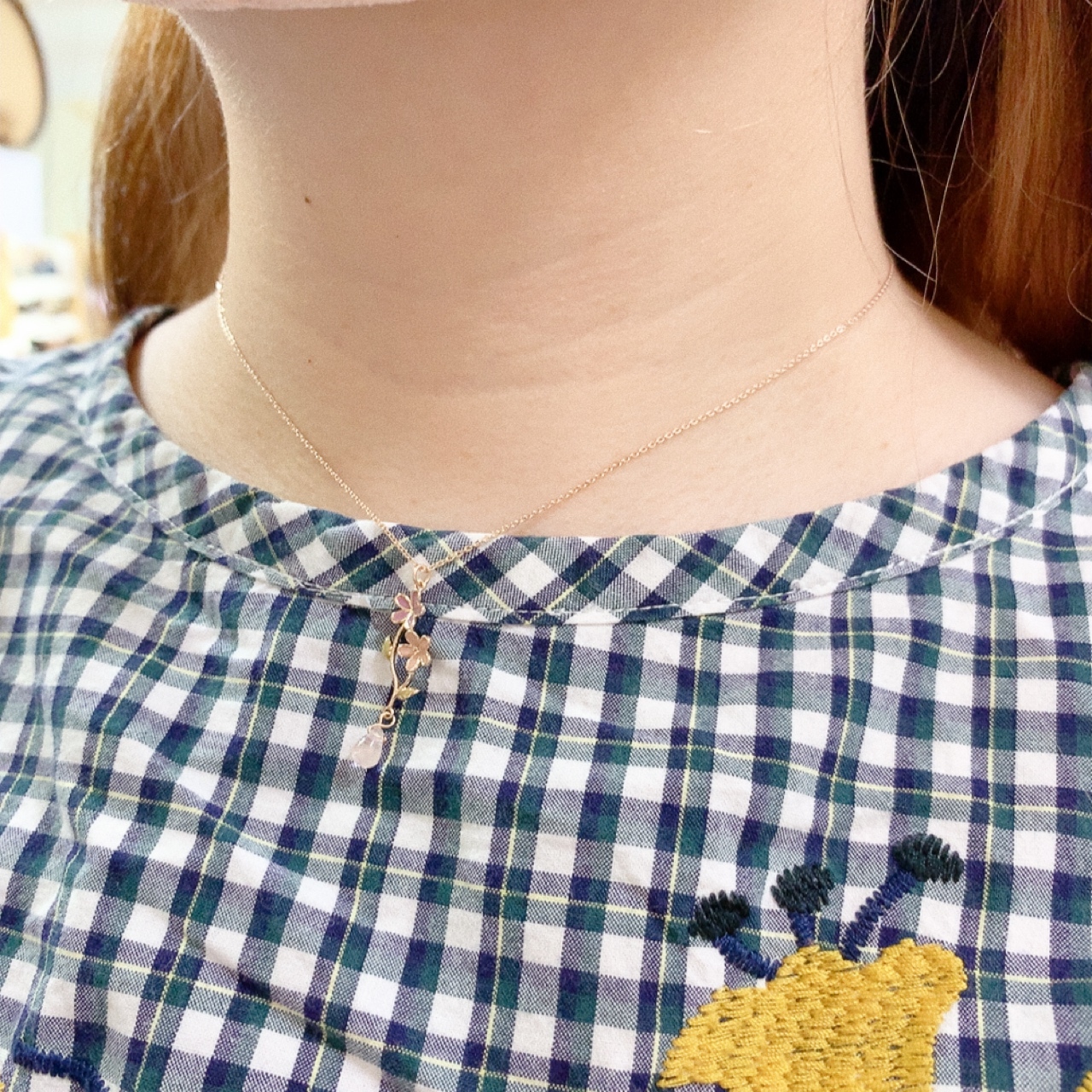 [日本制]花卉頸鏈