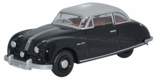 Oxford 76ATL003 1:76 Austin Atlantic Saloon Black/Grey (Gaydon)