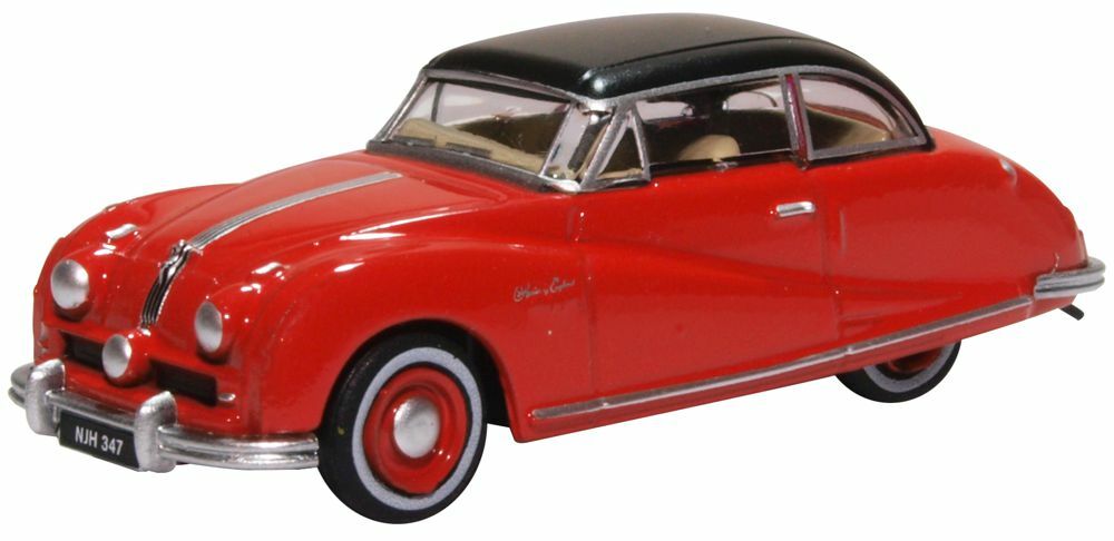 Oxford 76ATL005 1:76 Austin Atlantic Saloon Ensign Red