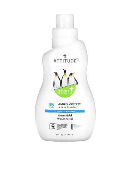 ATTITUDE, 洗衣液，芬芳野花香，33.5 液量盎司（1.05 升）