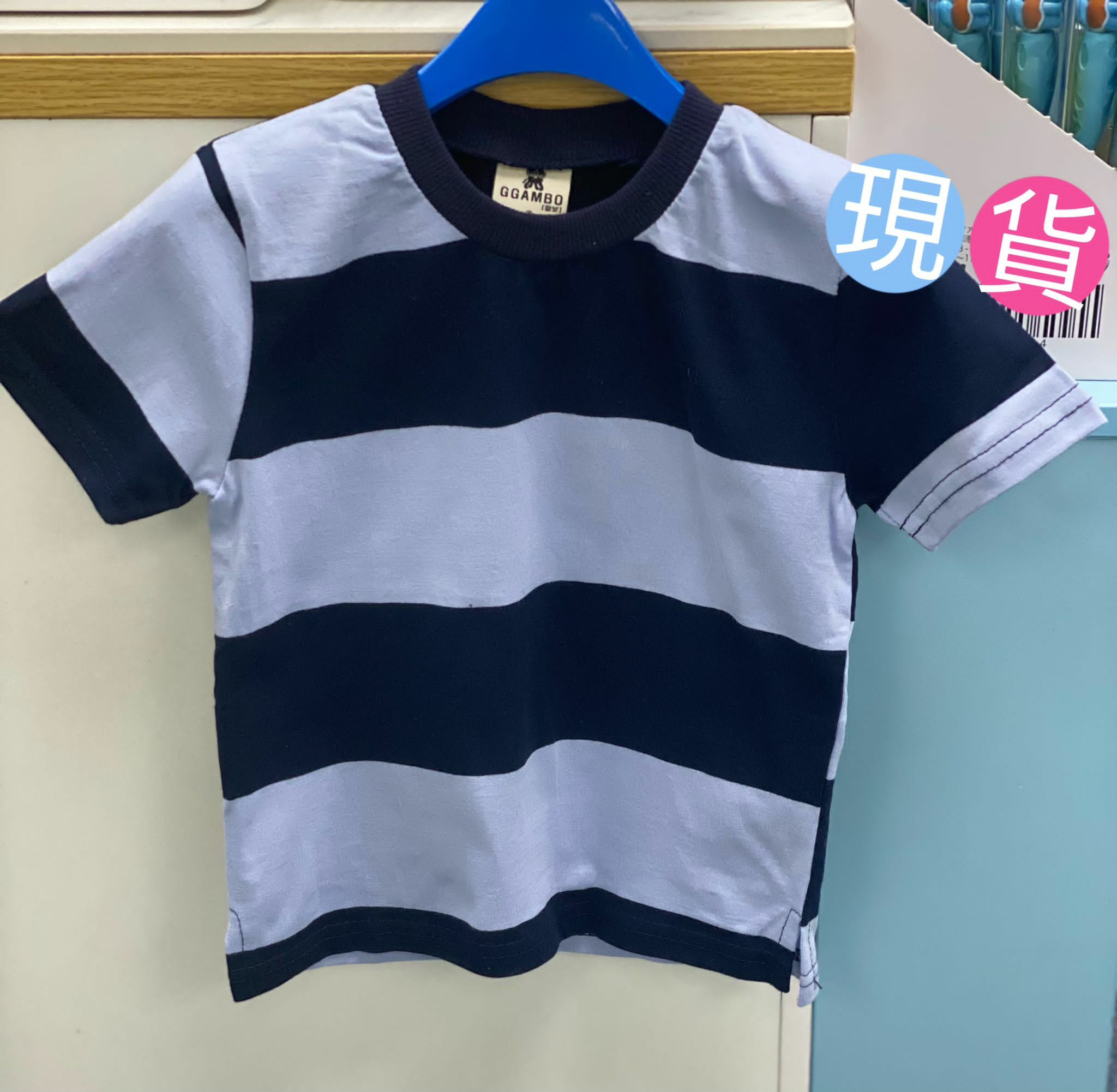 (現貨) LBK-3219 韓國純棉橫間Tee🧒🏻