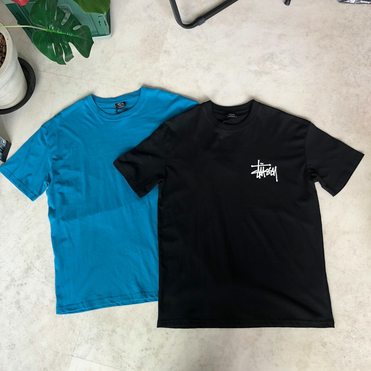 Stussy 經典Logo 大圖 印刷 短袖上衣 ST021005