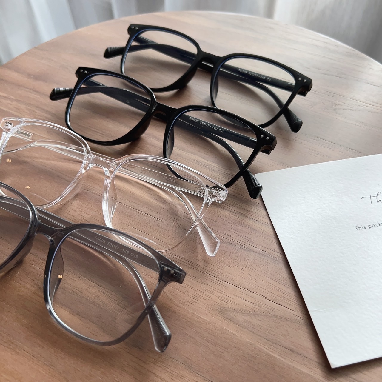 59006/TR抗藍光方框質感眼鏡/四色