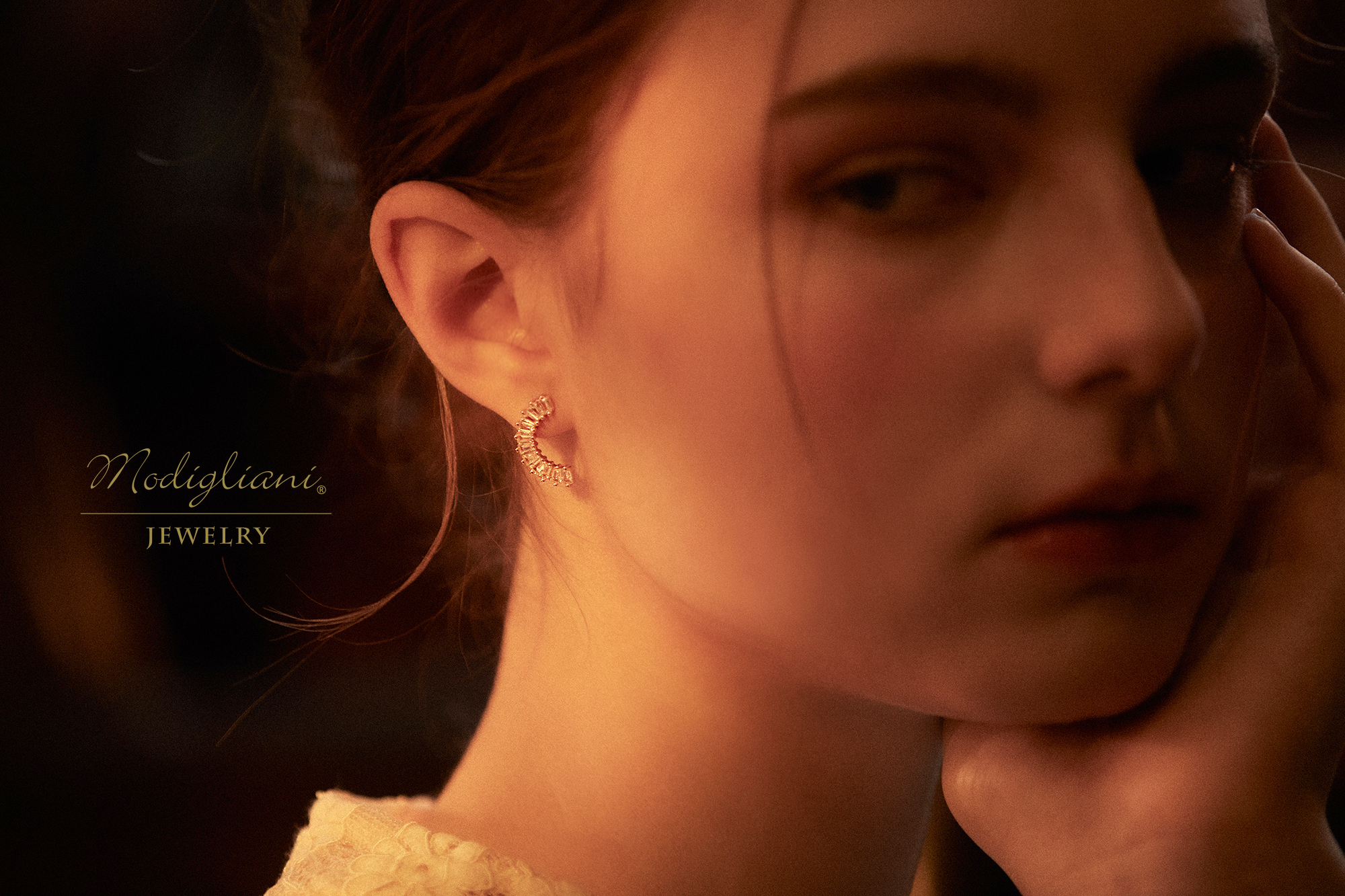 黃銅飾品,黃銅,簡約,百搭,耳環,月亮,18K金,極簡,鋯石