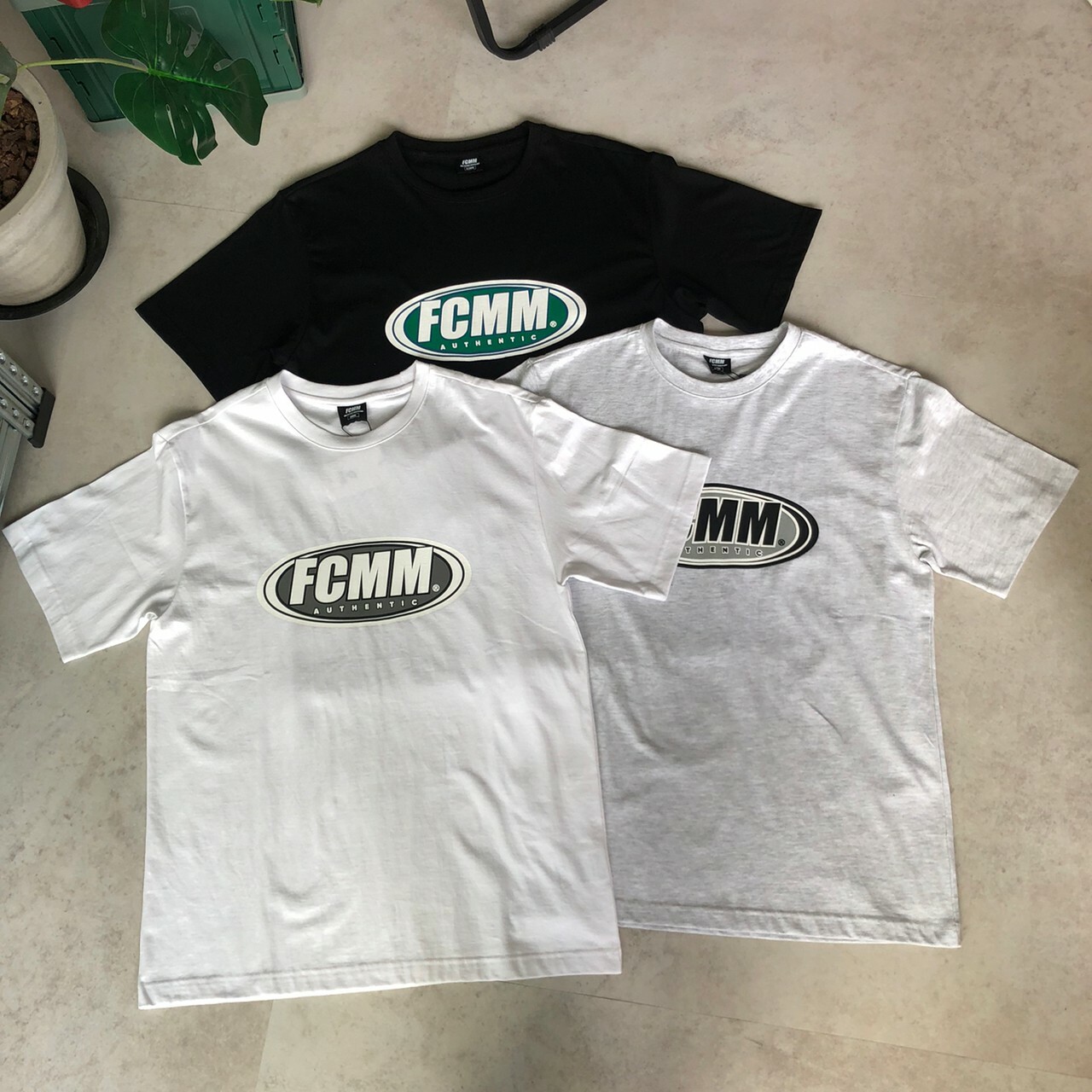 FCMM 韓版 印刷 字母Logo 短袖上衣 FA1TSL11