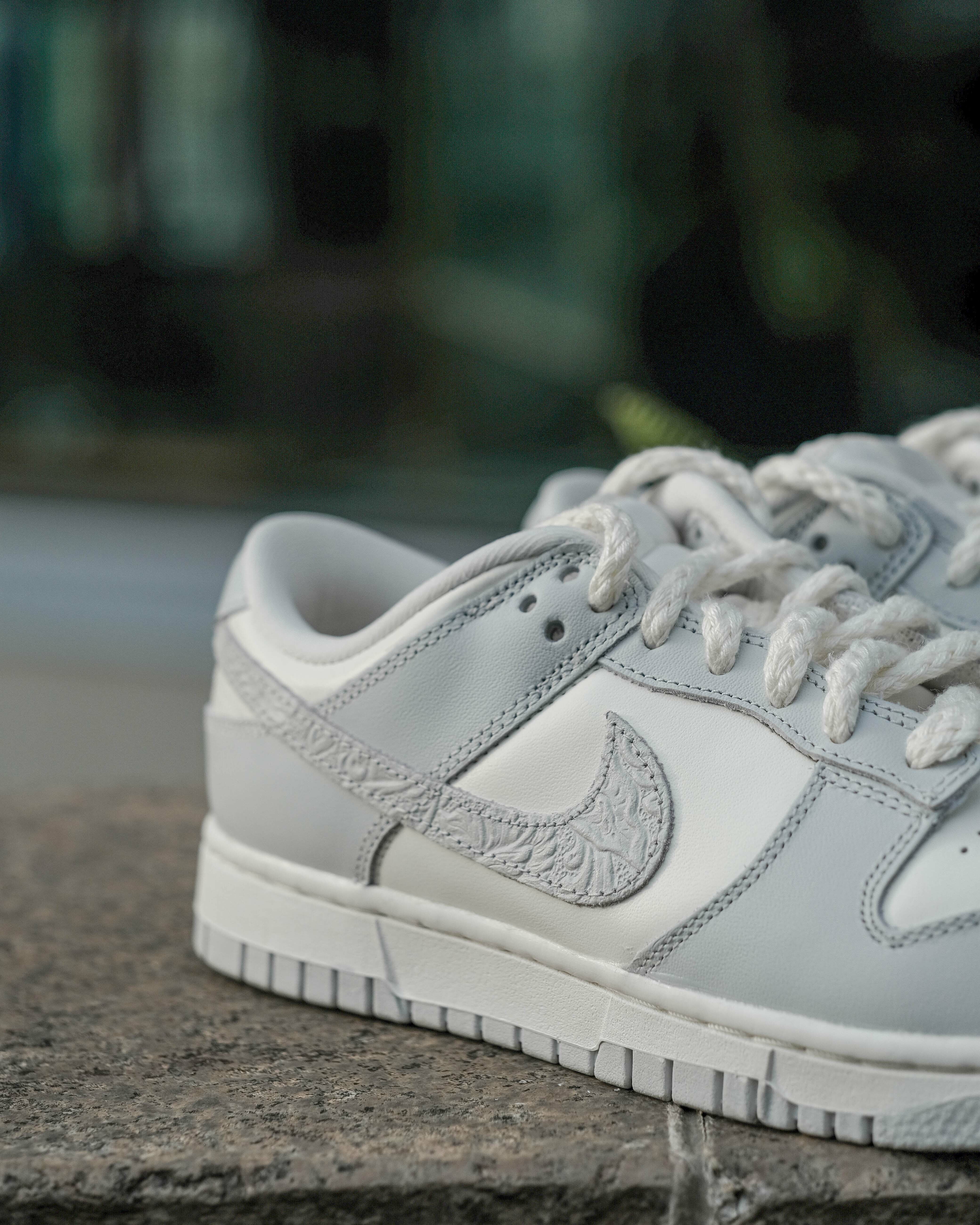 Nike Dunk Low 'Needlework' 骨白灰白浮雕藝術麻繩FJ4553-133