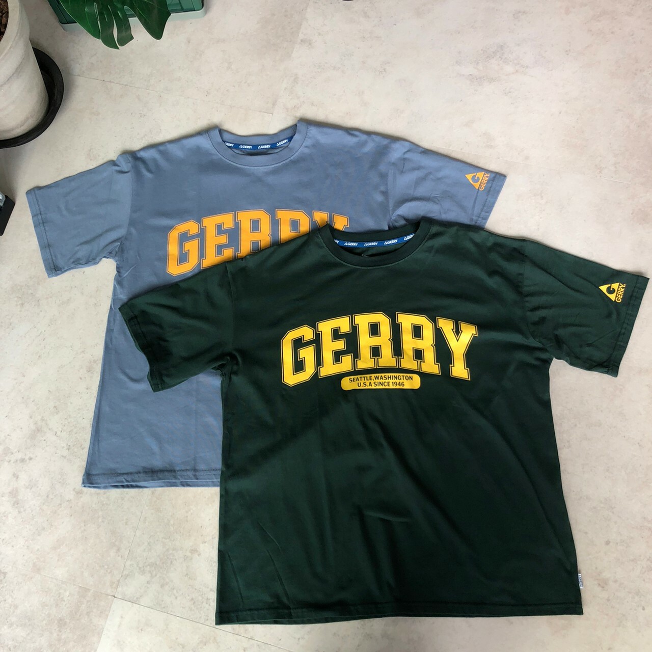 GERRY 字母Logo印刷 美式風格 短袖上衣 GE22SUC07