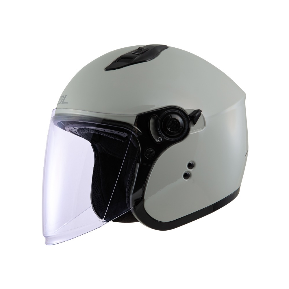 SOL SO-12 素色 奶蓋灰 3/4罩