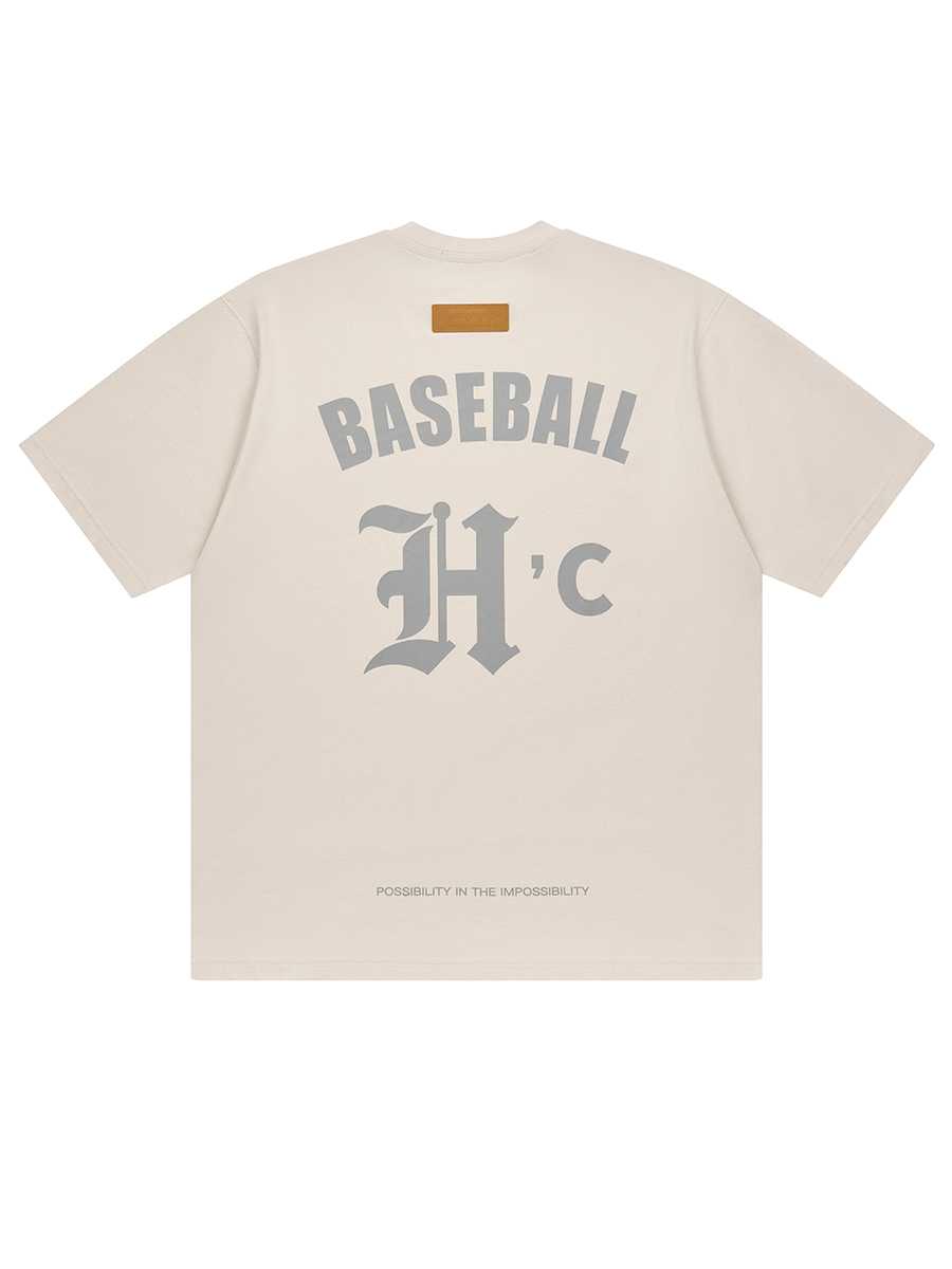 Harsh and Cruel 23SS 校園球衣歌德字體短袖 HN232020237