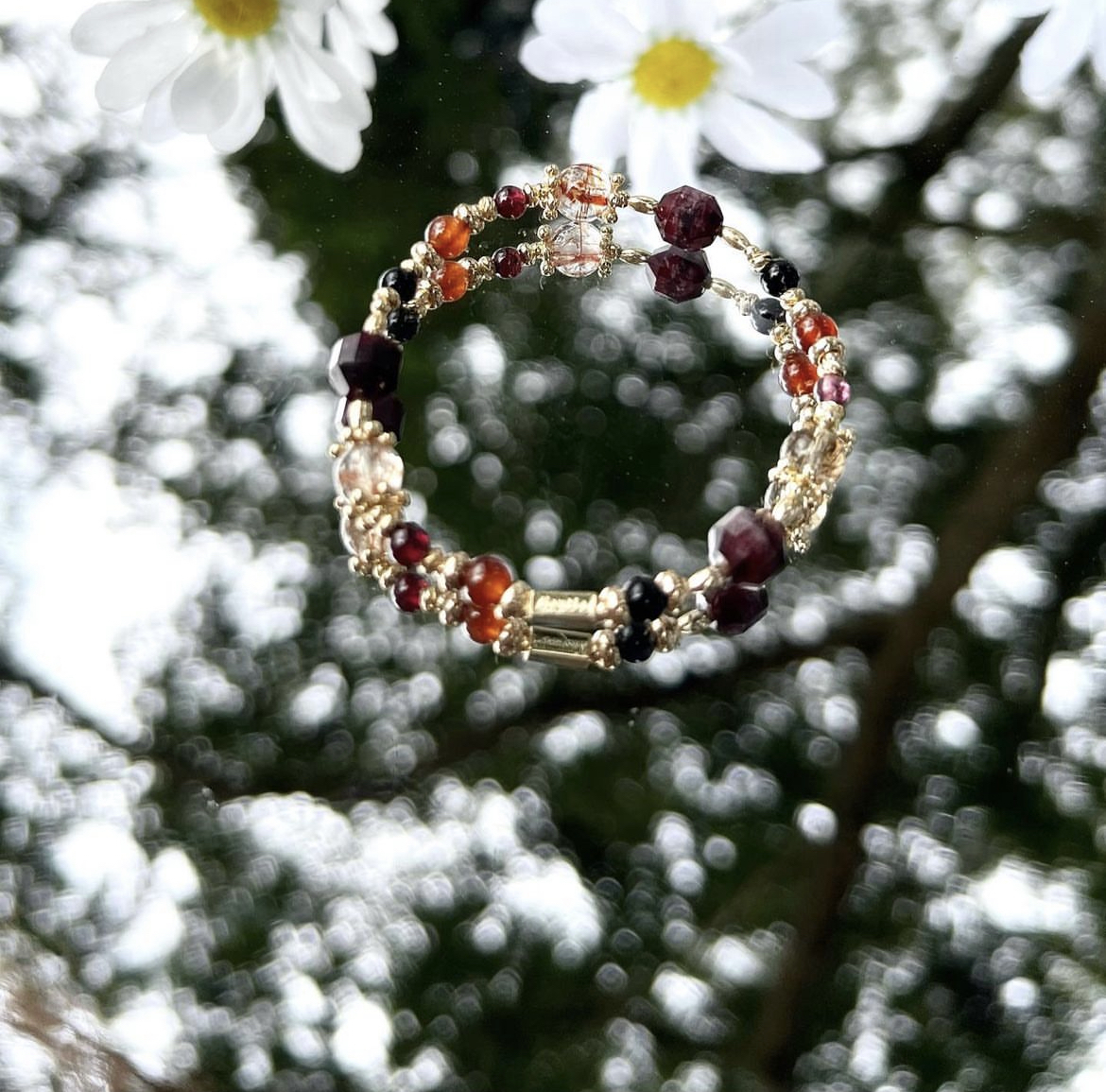 熱紅酒：紅石榴石｜黑玉隨｜橙石榴｜黑金超