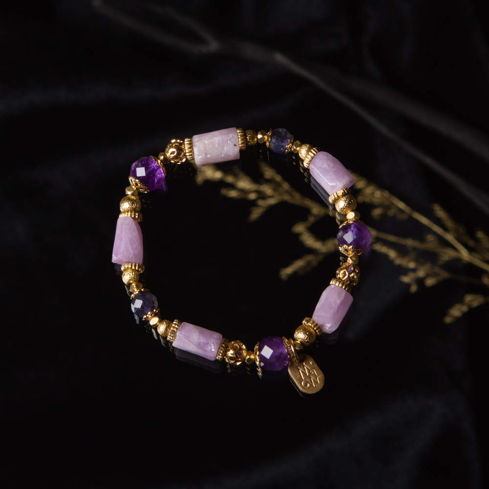 浪漫幻想曲｜紫鋰輝紫水晶手鍊 C1417