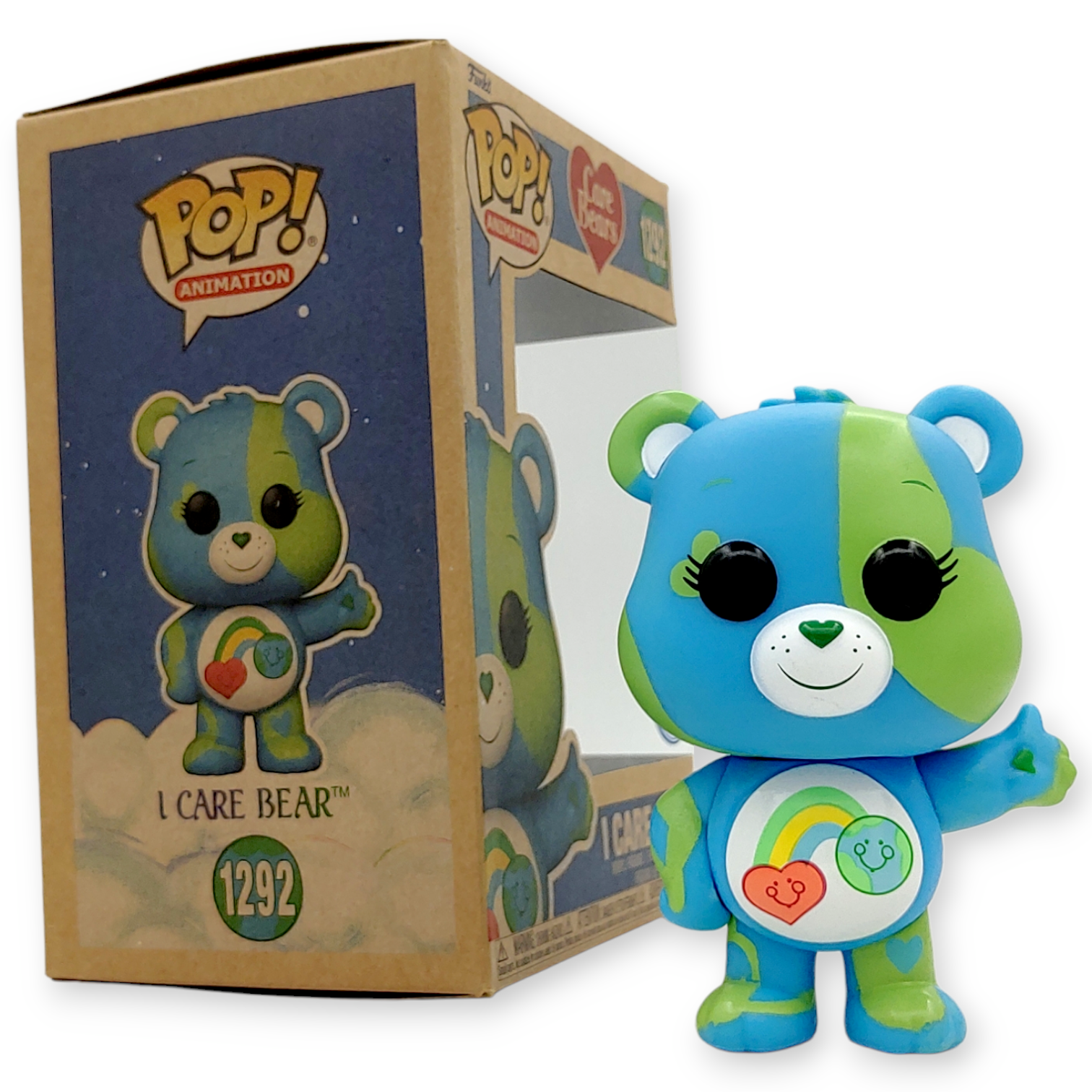 FUNKO POP <Care Bears 40th>Wish Bear(地球日藍綠色)-No.1292