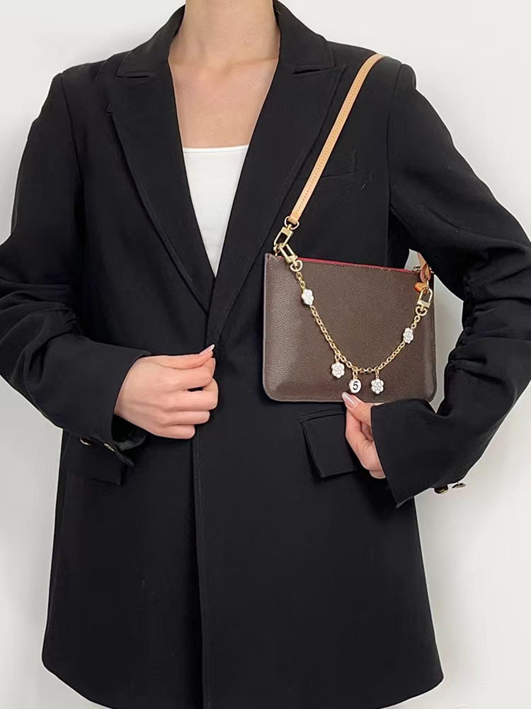 山茶花裝飾鏈條配件包包改造手提手拎鏈子名萬花雪輪臺