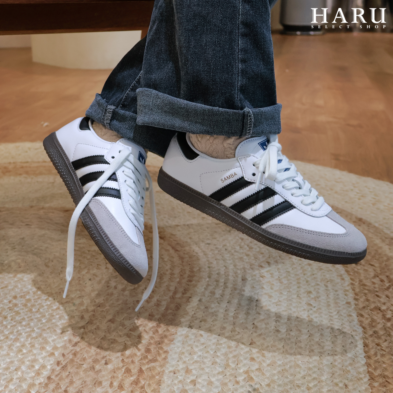 現貨 歐美瘋狂 ADIDAS ORIGINALS SAMBA 麂皮 黑白咖啡 德訓鞋 男女同款 B75806