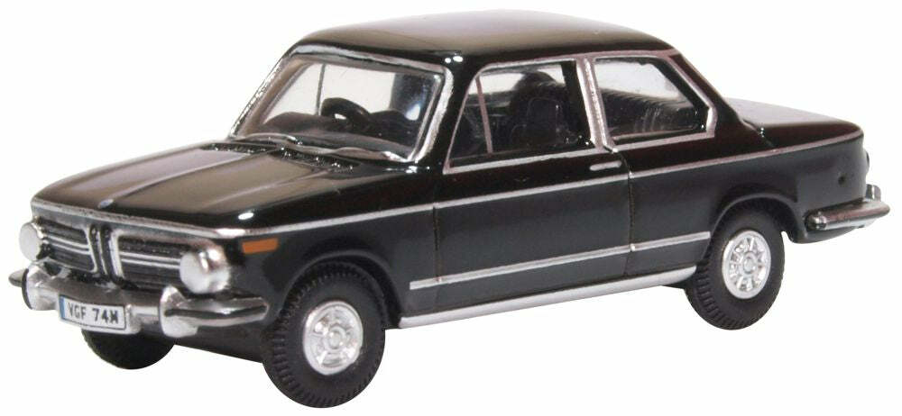 Oxford 76BM02004 1:76 BMW 2002 Black