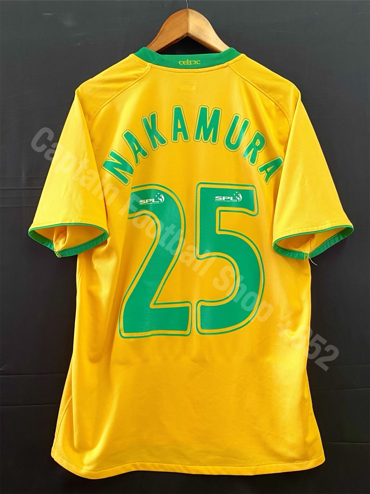 Player Nakamura Celtic Shirt Celtic FC 2008-2009 Nike Away