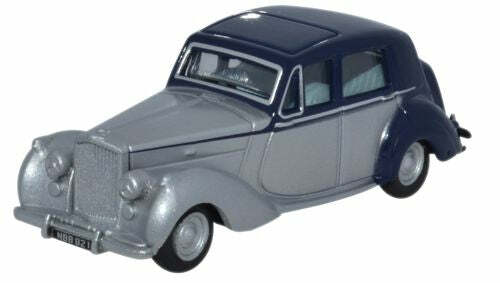 Oxford 76BN6004 1:76 Bentley MkVI Midnight Blue -Shell Greya