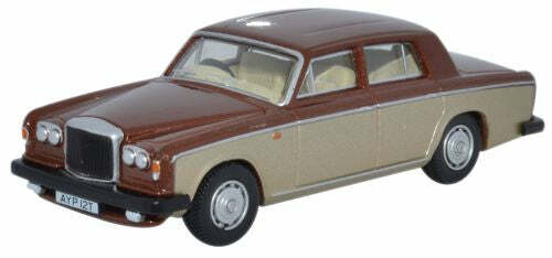 Oxford 76BT2002 1:76 Bentley T2 Saloon Nutmeg_Silver Sand
